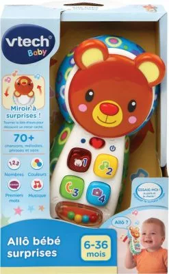 VTECH BABY - ALLO BEBE SURPRISES BRUN -MATTEL Soldes Boutique 03a4f6904a0b9c6177f41a67d4d422c9ee653852 02028848 04