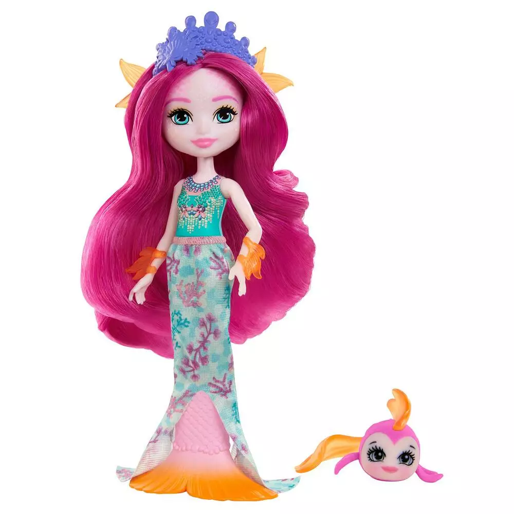 MATTEL POUPEE MAURA SIRENE ET GLIDE - ENCHANTIMALS 1 MATTEL POUPEE MAURA SIRENE ET GLIDE - ENCHANTIMALS