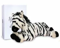 HISTOIRE D'OURS PELUCHE ZEPHIR LE ZEBRE 35 CM
