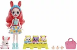 MATTEL ENCHANTIMALS - MEILLEURS AMIS DES BEBES 15 CM - POUPEE BREE BUNNY ET TWIST
