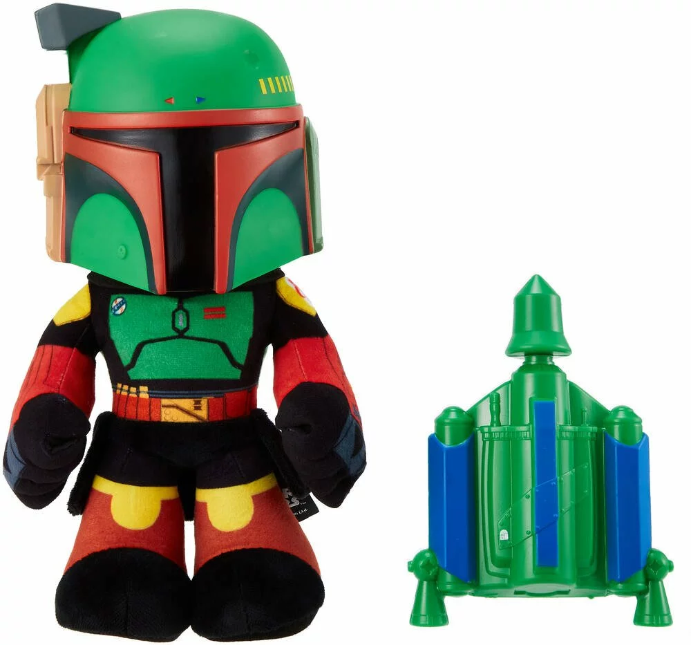 MATTEL PELUCHE BOBA FETT STAR WARS FONCTION 30CM 1 MATTEL PELUCHE BOBA FETT STAR WARS FONCTION 30CM