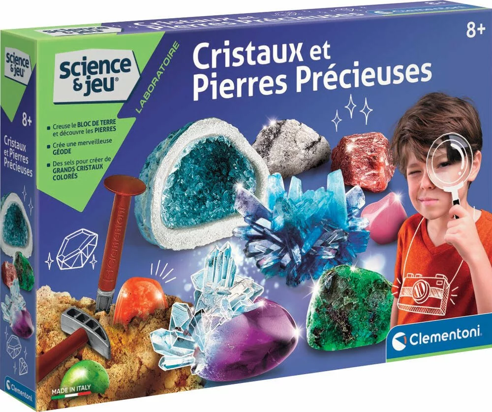 Clementoni CRISTAUX ET PIERRES PRÉCIEUSES 1 Clementoni CRISTAUX ET PIERRES PRÉCIEUSES