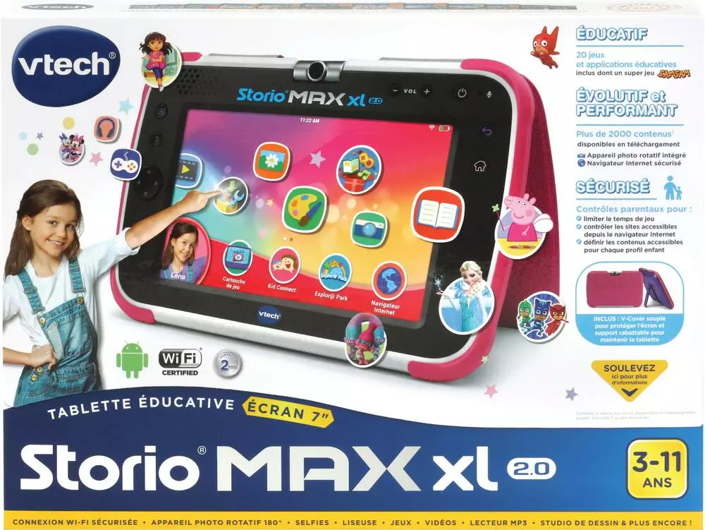 VTech TABLETTE STORIO MAX XL 2.0 ROSE 5 VTech TABLETTE STORIO MAX XL 2.0 ROSE – Image 5