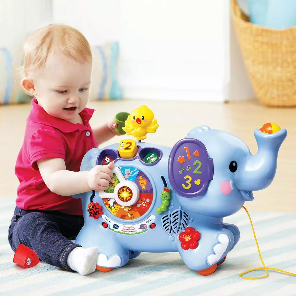 VTech TROMPETTE MON ÉLÉPHANT DES DÉCOUVERTES 2 VTech TROMPETTE MON ÉLÉPHANT DES DÉCOUVERTES – Image 2
