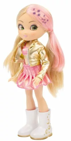GP TOYS POUPEE UNIQUE EYES 25 CM - WOW HAIR – CHEVEUX MAGIQUES – AMY