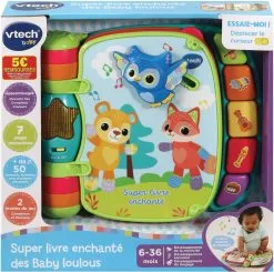 VTech SUPER LIVRE ENCHANTÉ DES BABY LOULOUS (BLEU) -MATTEL Soldes Boutique 18d3538acf8997421d4b67704720d2587d909324 41002984 03