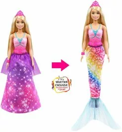 MATTEL POUPEE BARBIE - TRANSFORMATION PRINCESSE SIRENE