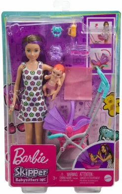 MATTEL BARBIE-COFFRET SKIPPER BABY-SITTER POUSSETTE AVEC POUPEE -MATTEL Soldes Boutique 1f64f59fd725acbdec4ec870b882c5dd66e3597f 41060067 06