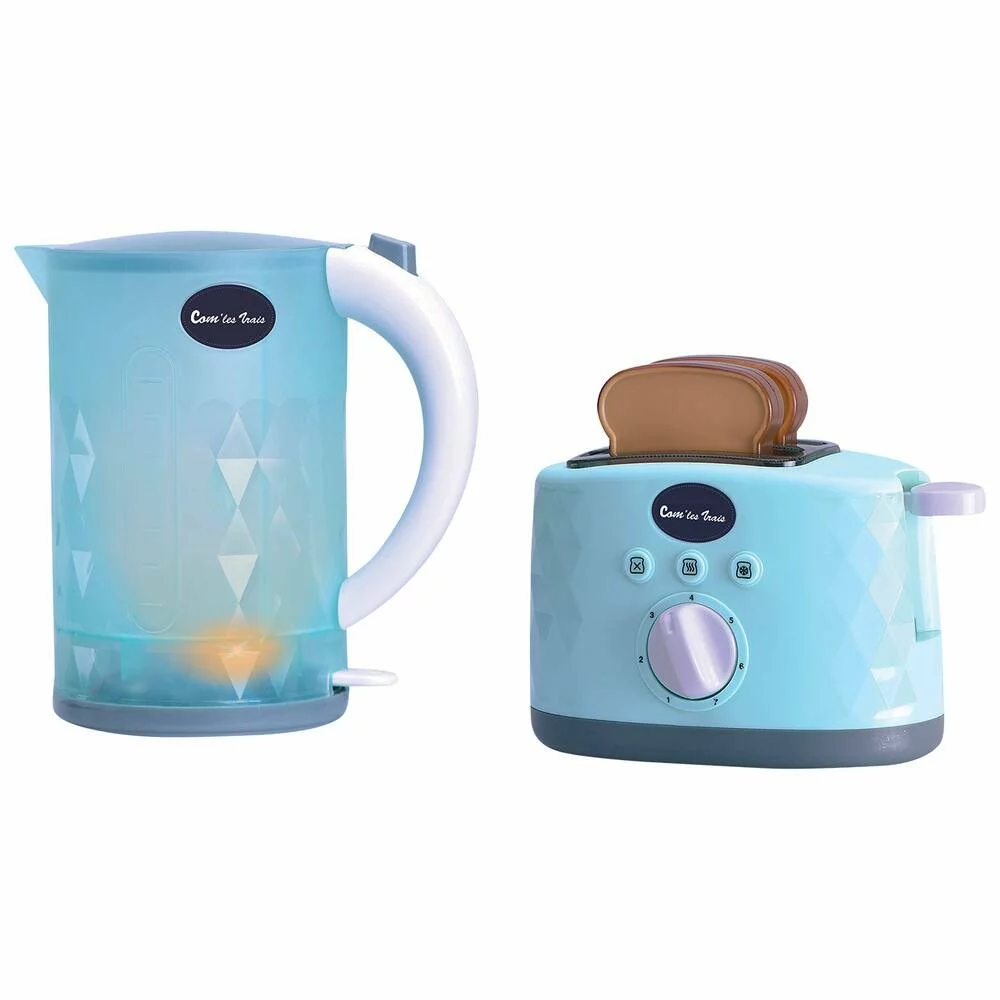 COM'LES VRAIS SET GRILLE-PAIN ET BOUILLOIRE 1 COM'LES VRAIS SET GRILLE-PAIN ET BOUILLOIRE