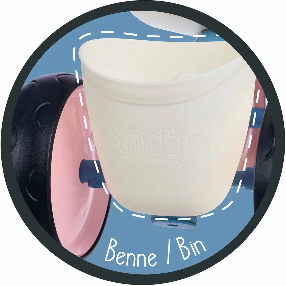 SMOBY PORTEUR ROOKIE ROSE ET BLEU 5 SMOBY PORTEUR ROOKIE ROSE ET BLEU – Image 5