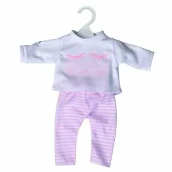 CERISE & CAPUCINE ENSEMBLE T-SHIRT YEUX ET LEGGING - 42 CM ONE WORLD ONE FUTURE