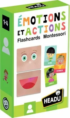 HEADU ÉMOTIONS ET ACTIONS FLASHCARDS - MONTESSORI