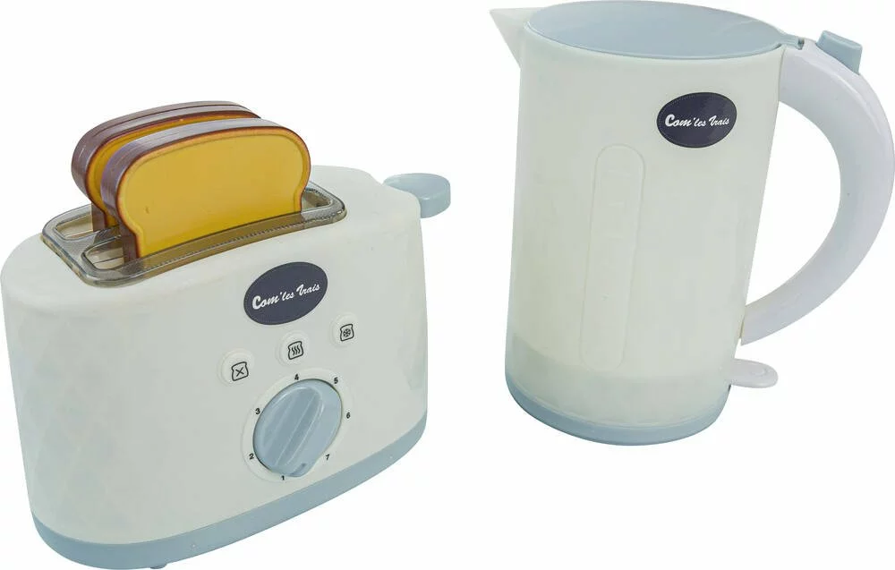 COM'LES VRAIS SET GRILLE-PAIN ET BOUILLOIRE 1 COM'LES VRAIS SET GRILLE-PAIN ET BOUILLOIRE