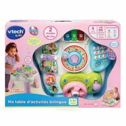 VTECH BABY - MA TABLE D'ACTIVITES BILINGUE ROSE -MATTEL Soldes Boutique 46ca040458e6b0e243c663fe7b2b86e2d2260adb 02029385 03