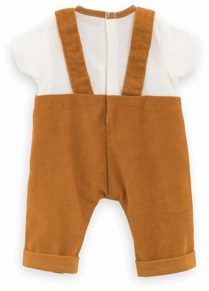 BB30 SALOPETTE VELOURS ET T-SHIRT BORDS DE LOIRE -COROLLE VETEMENTS 2 BB30 SALOPETTE VELOURS ET T-SHIRT BORDS DE LOIRE -COROLLE VETEMENTS – Image 2