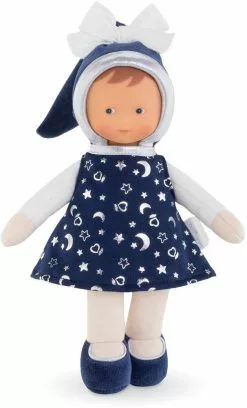 DOUDOU MISS NUIT ETOILEE 25 CM-COROLLE MON DOUDOU