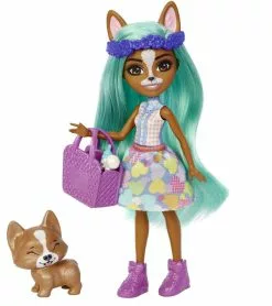 MATTEL ENCHANTIMALS - MEILLEURS AMIS DES BEBES 15 CM - POUPEE CRIZIA CORGI ET SHOW -MATTEL Soldes Boutique 4b6f212709b30b762ea2cd9227b64e722be8ba48 41107672 03