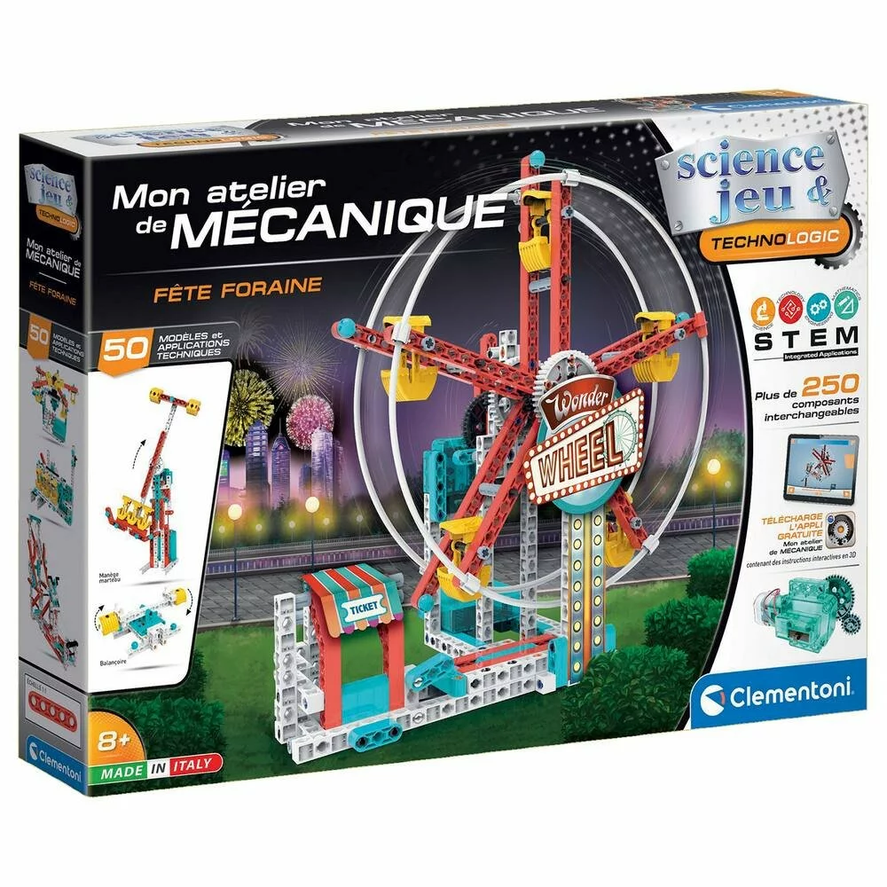 Clementoni MON ATELIER DE MECANIQUE - FETE FORAINE 1 Clementoni MON ATELIER DE MECANIQUE - FETE FORAINE