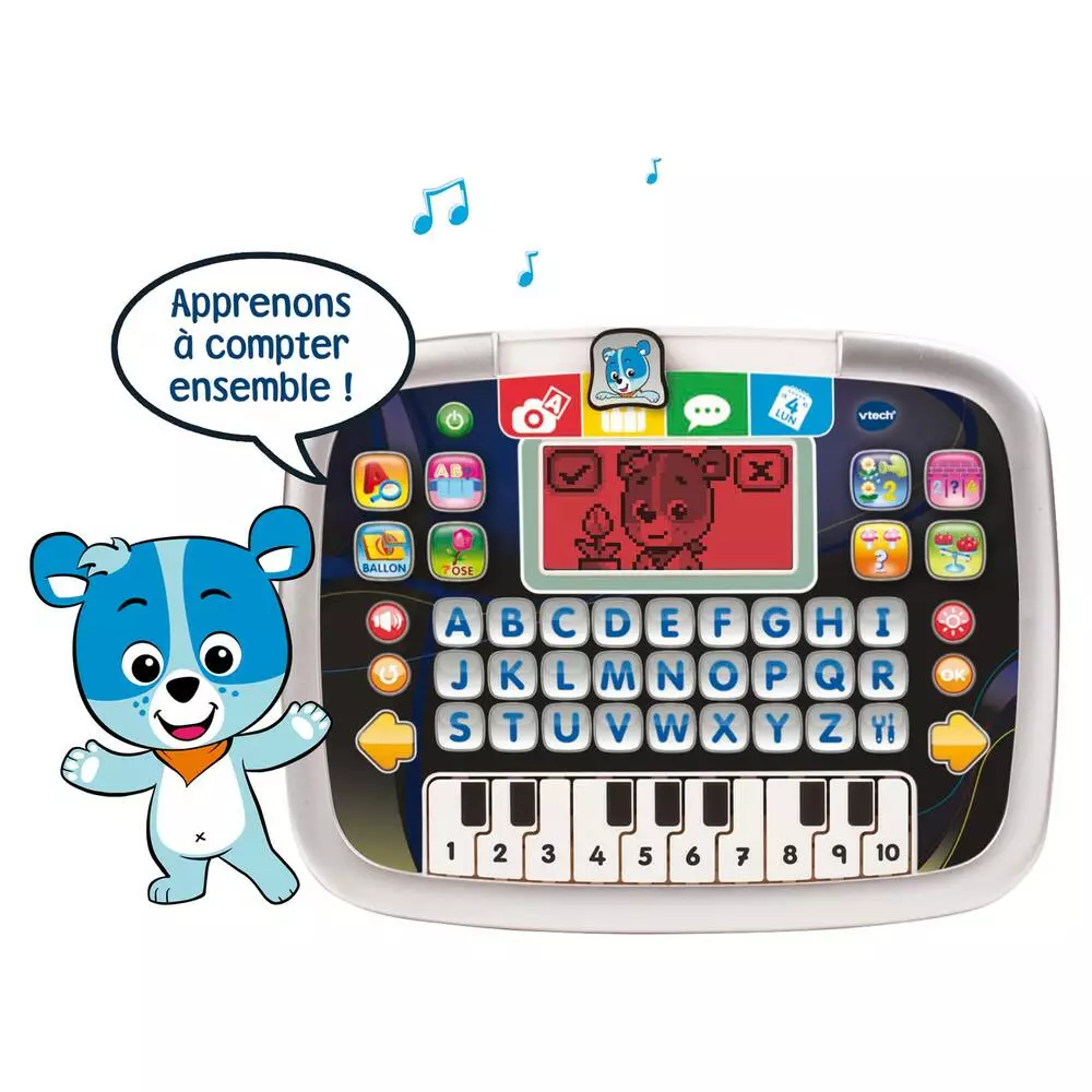 VTech TABLETTE P'TIT GENIUS KID NOIRE 1 VTech TABLETTE P'TIT GENIUS KID NOIRE
