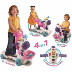 VTECH BABY - TROTTINO MON ZEBRE RIGOLO ROSE