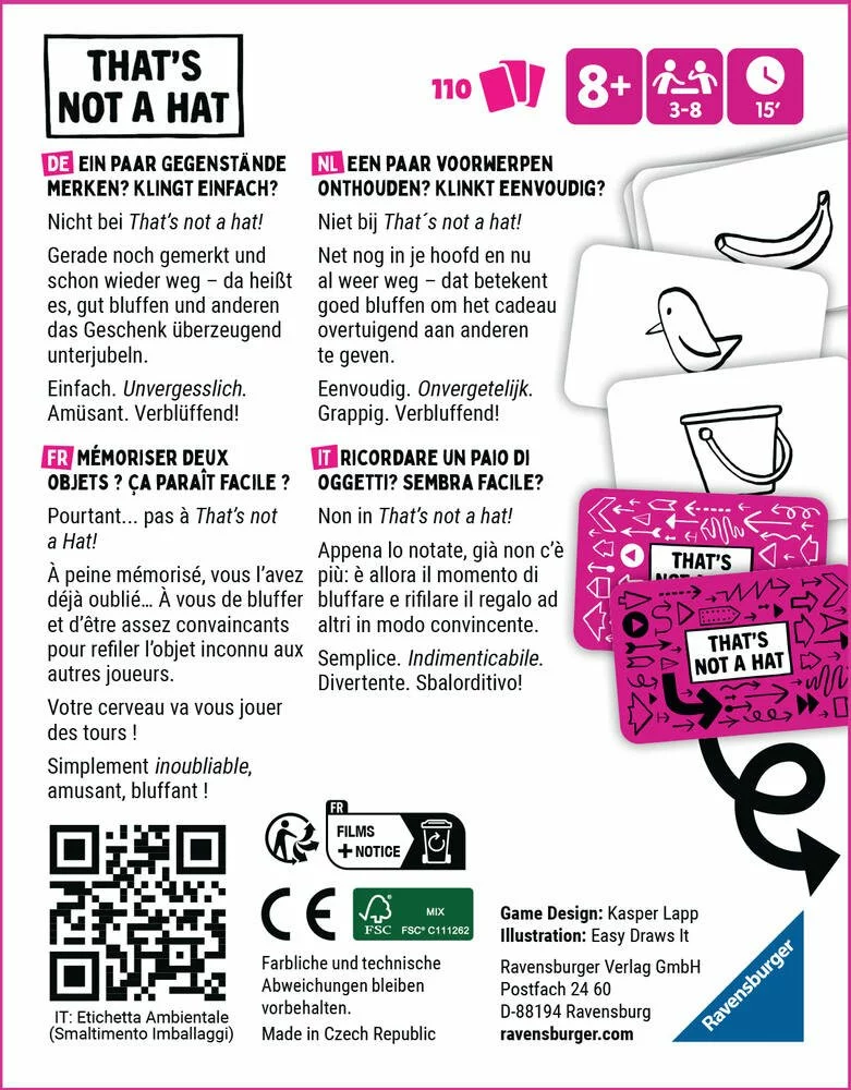 Ravensburger THAT'S NOT A HAT 3 Ravensburger THAT'S NOT A HAT – Image 3