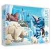SASSI JUNIOR PUZZLE LA PLANETE EN DANGER 220 PIECES + LIVRE - LES GLACES