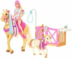MATTEL POUPEE BARBIE TOILETTAGE DES CHEVAUX