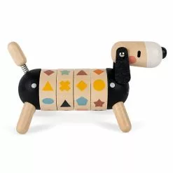 Janod CHIEN FORMES ET COULEURS - EN BOIS -MATTEL Soldes Boutique 6157a57b0c4cdaced2d6bd44a036908ea46b136d 04061477 04