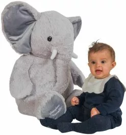 SIDJ PELUCHE JOJO MON ELEPHANT GEANT