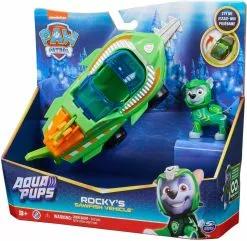 SPIN MASTER VEHICULE + FIGURINE ROCKY AQUA PUPS LA PAT' PATROUILLE -MATTEL Soldes Boutique 6565e50d32b844ebcbc268d191d9b137fa301ec0 41103089 06
