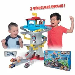 SPIN MASTER PAT'PATROUILLE - QUARTIER GÉNÉRAL + 2 VÉHICULES TRUE METAL
