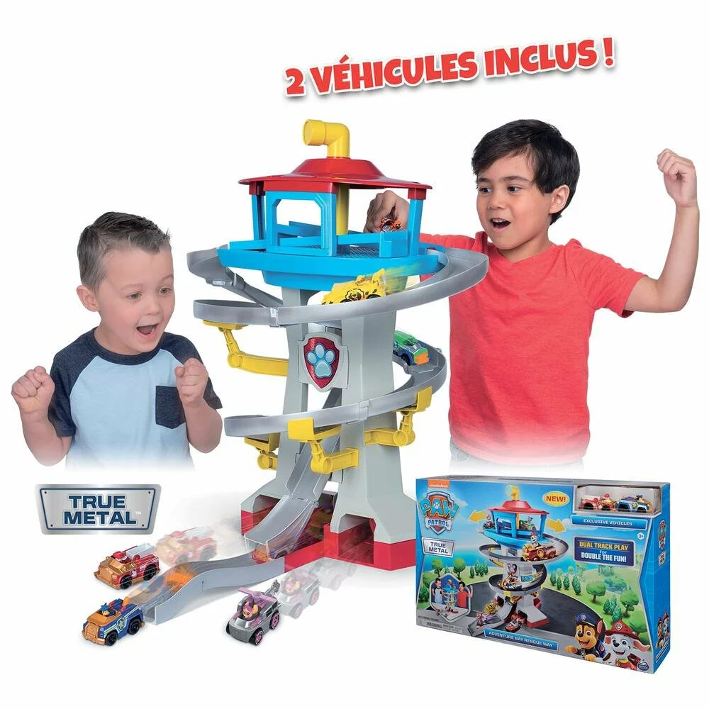 SPIN MASTER PAT'PATROUILLE - QUARTIER GÉNÉRAL + 2 VÉHICULES TRUE METAL 1 SPIN MASTER PAT'PATROUILLE - QUARTIER GÉNÉRAL + 2 VÉHICULES TRUE METAL