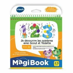 VTech LIVRE MAGIBOOK - JE DECOUVRE LES NOMBRES AVEC SCOUT ET VIOLETTE