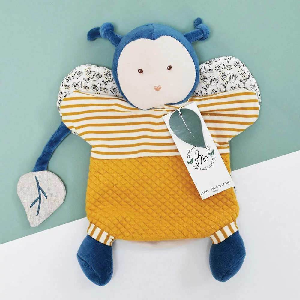 DOUDOU ET COMPAGNIE MARIONNETTE POLLEN L'ABEILLE BIO 2 DOUDOU ET COMPAGNIE MARIONNETTE POLLEN L'ABEILLE BIO – Image 2
