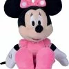 SIDJ DISNEY - PELUCHE MINNIE ROBE ROSE 25 CM