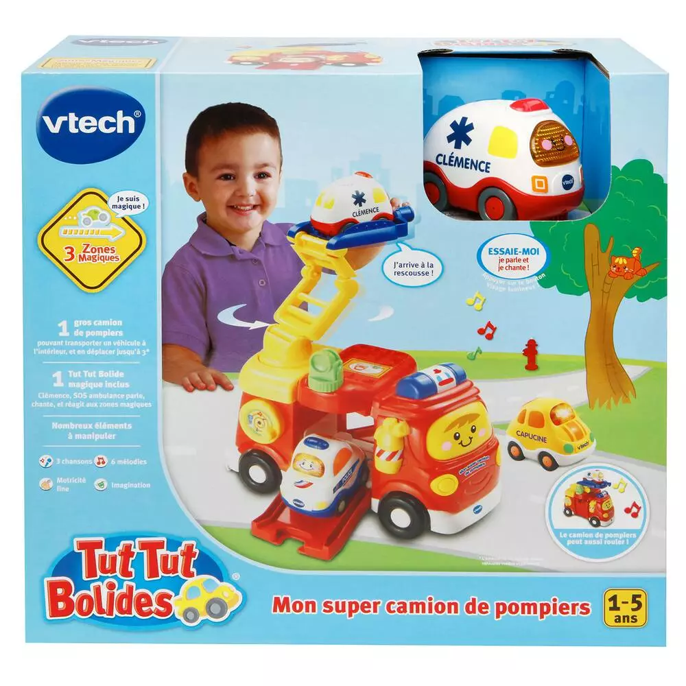 VTech TUT TUT BOLIDES - MON SUPER CAMION DE POMPIER 3 VTech TUT TUT BOLIDES - MON SUPER CAMION DE POMPIER – Image 3