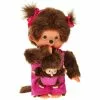 Bandai PELUCHE MONCHHICHI MAMAN ET SON BEBE 20 CM