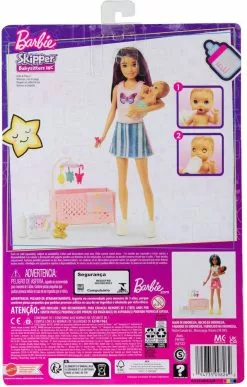 MATTEL BARBIE - COFFRET SKIPPER BEBE AU LIT -MATTEL Soldes Boutique 84db861620505f1e0d28903c41fbee048e376b34 41107636 06