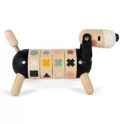 Janod CHIEN FORMES ET COULEURS - EN BOIS -MATTEL Soldes Boutique 8655f9ed662bd700a2bc3aba83e0386ff0572f5c 04061477 03