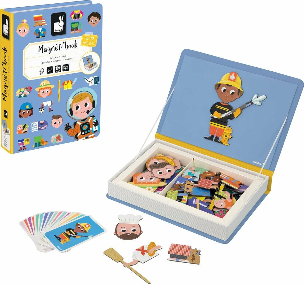 Janod MAGNETI'BOOK - METIERS 1 Janod MAGNETI'BOOK - METIERS