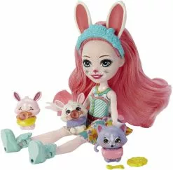 MATTEL ENCHANTIMALS - MEILLEURS AMIS DES BEBES 15 CM - POUPEE BREE BUNNY ET TWIST -MATTEL Soldes Boutique 913653e13a5164755085caf1705ff5e617070a65 41107674 04