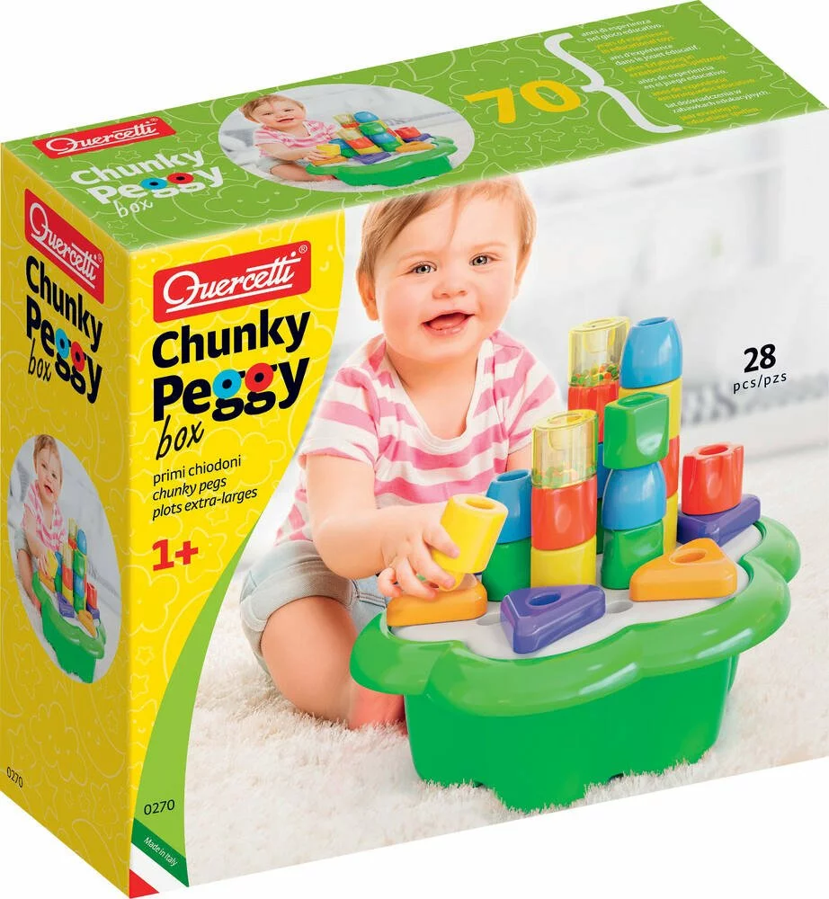 Quercetti CHUNKY PEGGY 28 PIECES 1 Quercetti CHUNKY PEGGY 28 PIECES