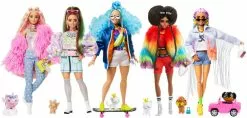 MATTEL BARBIE EXTRA - COFFRET 5 POUPEES