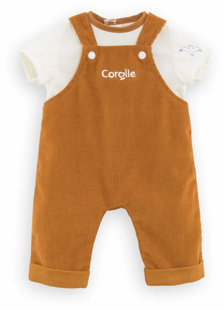 BB30 SALOPETTE VELOURS ET T-SHIRT BORDS DE LOIRE -COROLLE VETEMENTS 1 BB30 SALOPETTE VELOURS ET T-SHIRT BORDS DE LOIRE -COROLLE VETEMENTS