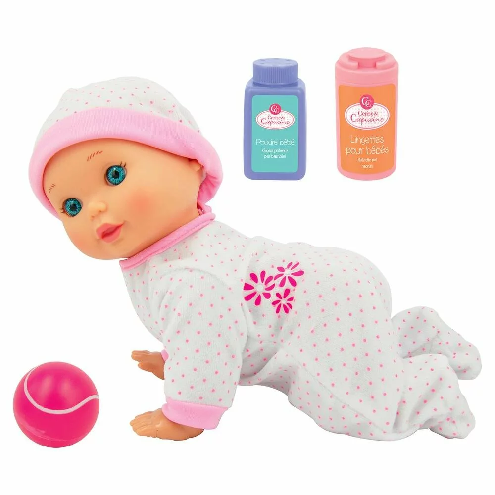 CERISE & CAPUCINE POUPON BEBE MARCHE A 4 PATTES 1 CERISE & CAPUCINE POUPON BEBE MARCHE A 4 PATTES