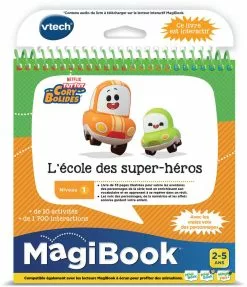 VTech MAGIBOOK - TUT TUT CORY BOLIDES - L'ÉCOLES DES SUPER-HÉROS