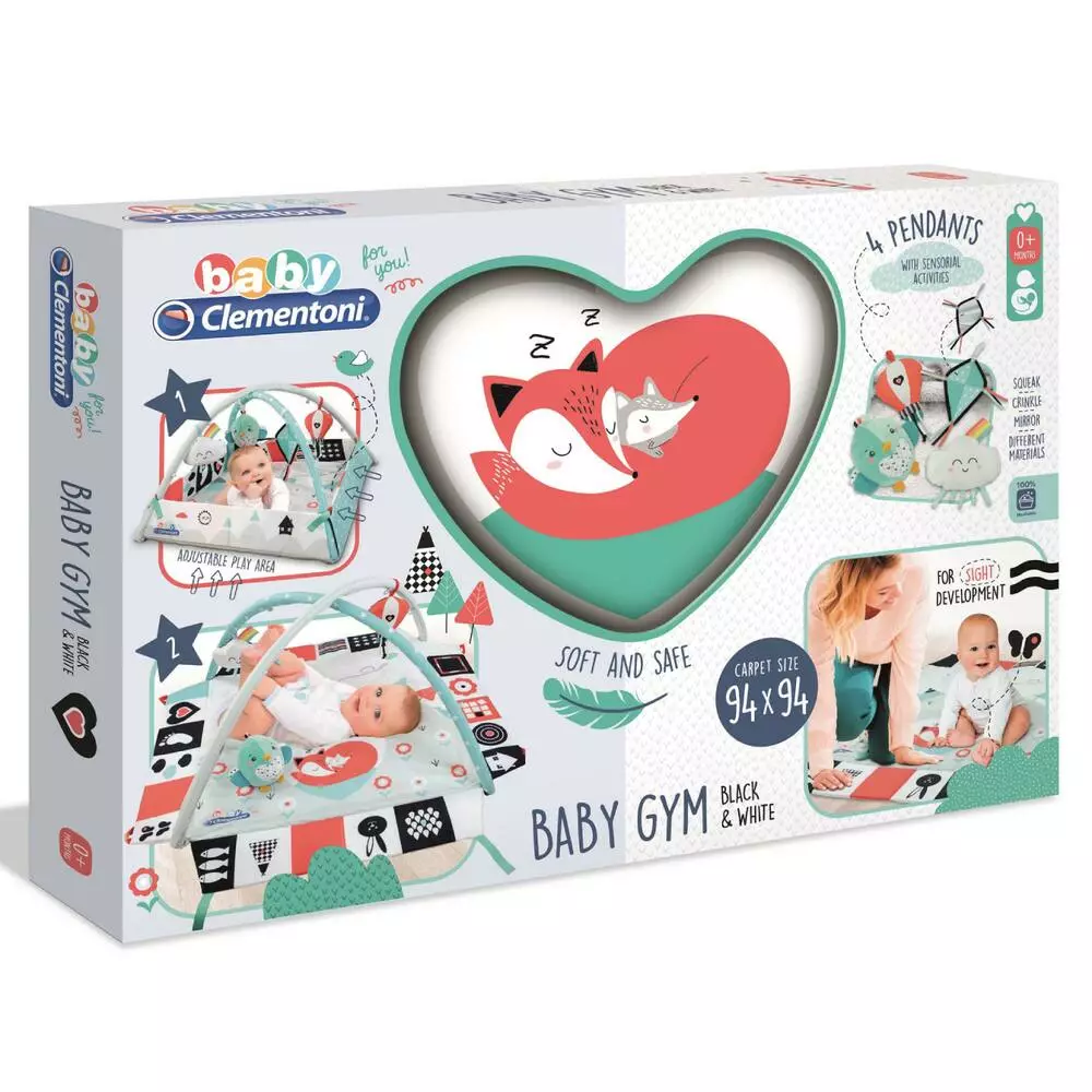 Clementoni TAPIS - NOIR ET BLANC 4 Clementoni TAPIS - NOIR ET BLANC – Image 4