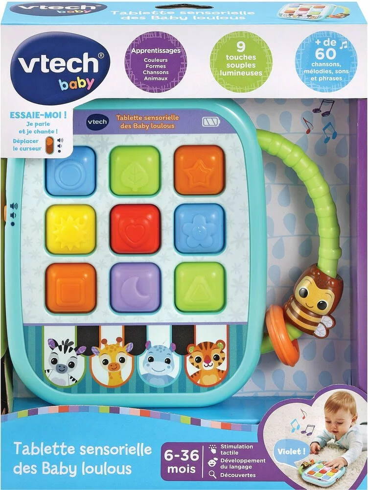 VTech TABLETTE SENSORIELLE DES BABY LOULOUS 2 VTech TABLETTE SENSORIELLE DES BABY LOULOUS – Image 2