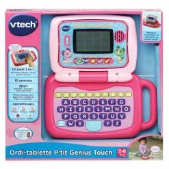 VTech ORDI-TABLETTE P'TIT GENIUS TOUCH MAUVE 11 VTech ORDI-TABLETTE P'TIT GENIUS TOUCH MAUVE -MATTEL Soldes Boutique b39dcc97da20b7a14b7eb79429a79f1820c28e28 04071946 06
