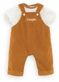 BB36 SALOPETTE VELOURS ET T-SHIRT BORDS DE LOIRE COROLLE VETEMENTS